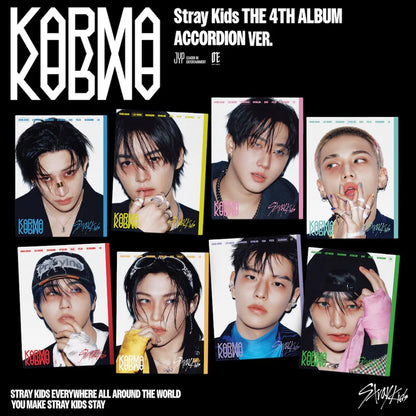 Stray Kids 4th album - 'KARMA' - Accordion Ver. (Random)