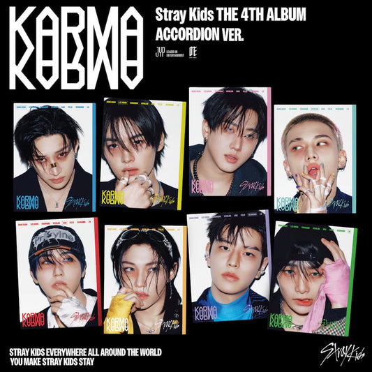 Stray Kids 4th album - 'KARMA' - Accordion Ver. (Random)