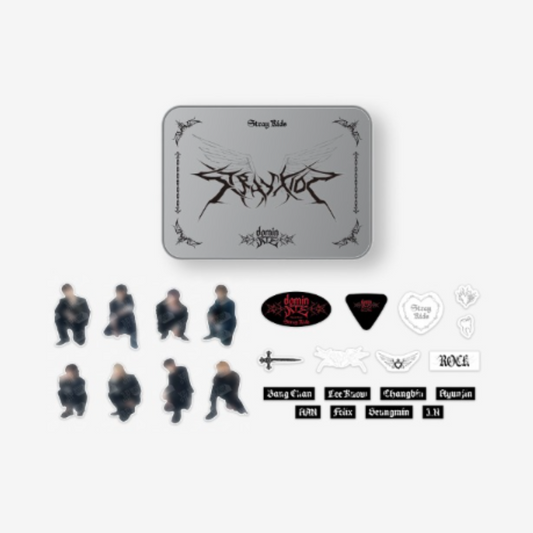 [PRE-ORDER] Stray Kids TIN CASE REUSABLE STICKER PACK - dominATE SEOUL