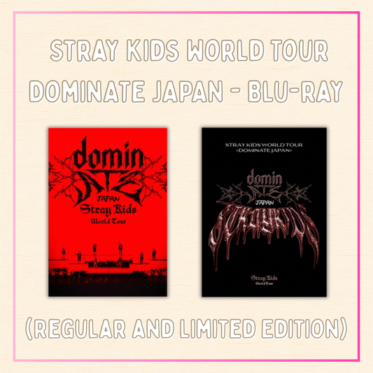 [Pre-Order] Stray Kids World Tour DominATE JAPAN - Blu-ray (Regular and Limited Edition)
