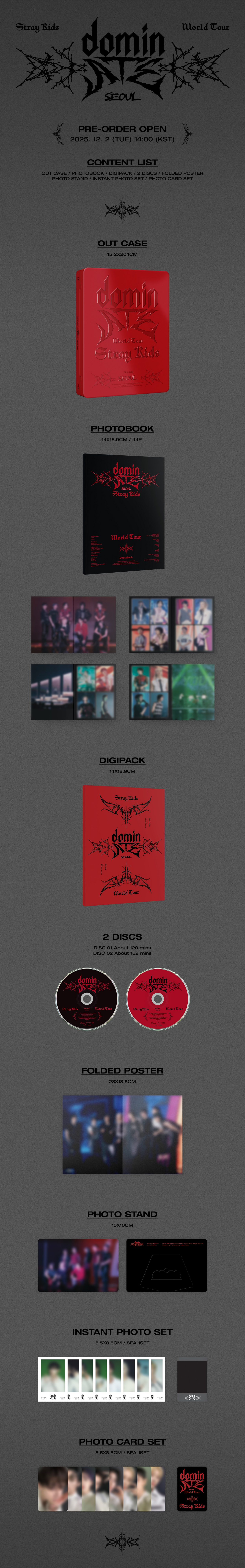 [PRE-ORDER] Stray Kids World Tour <dominATE SEOUL> (Blu-ray/DVD choice) (With POBSs)