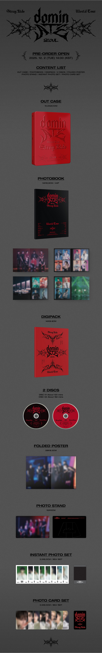 [PRE-ORDER] Stray Kids World Tour <dominATE SEOUL> (Blu-ray/DVD choice) (With POBSs)