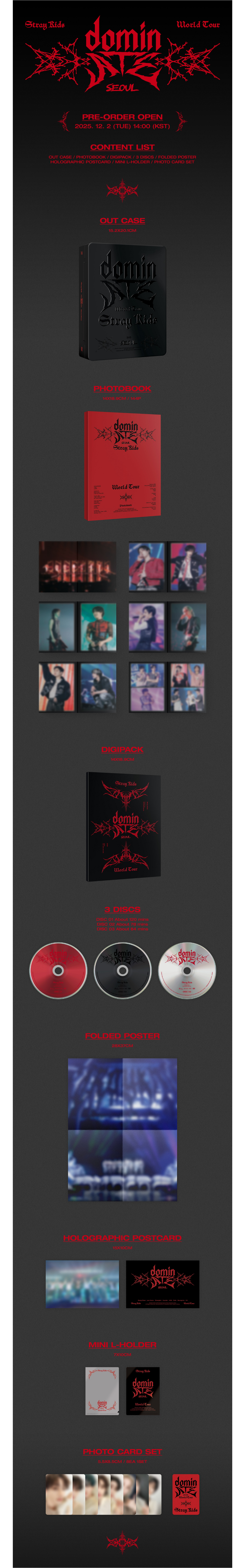 [PRE-ORDER] Stray Kids World Tour <dominATE SEOUL> (Blu-ray/DVD choice) (With POBSs)