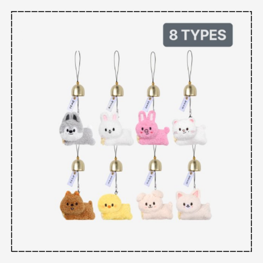 [PRE-ORDER] Stray Kids - Skzoo Plush Door Bell Keyring - World Tour <RUN IT SEOUL> Online Official MD