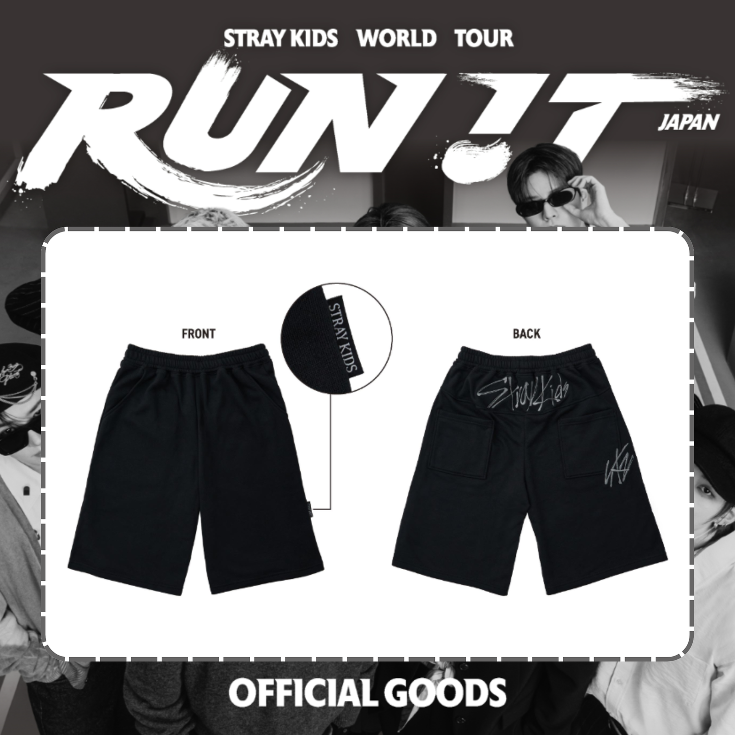 [PRE-ORDER] Stray Kids - SHORTS - World Tour <RUN IT JAPAN> Online Official MD