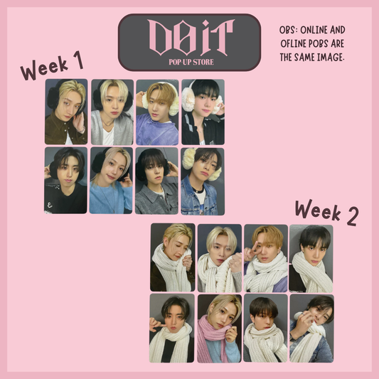 Stray Kids Pop Up Store 'Do It' - MERCH POBS WEEK 1 & 2 (POBS ONLY)