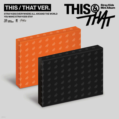 [Pre-Order] Stray Kids Mini Album - 'THIS & THAT' - THIS VER. / THAT VER.  (SHOP POB CHOICE)