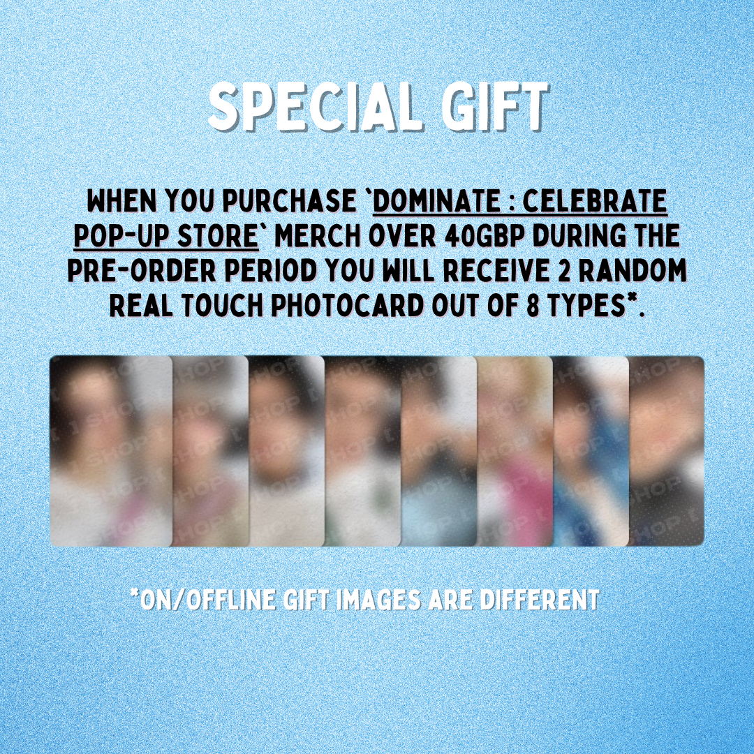 [PRE-ORDER] T-Shirt [DominATE : celebrATE POP-UP STORE MD]