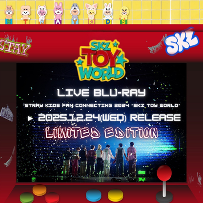 [PRE-ORDER] Stray Kids Fan Connecting 2024 "SKZ TOY WORLD" Blu-ray <Regular Edition/Limited Edition>