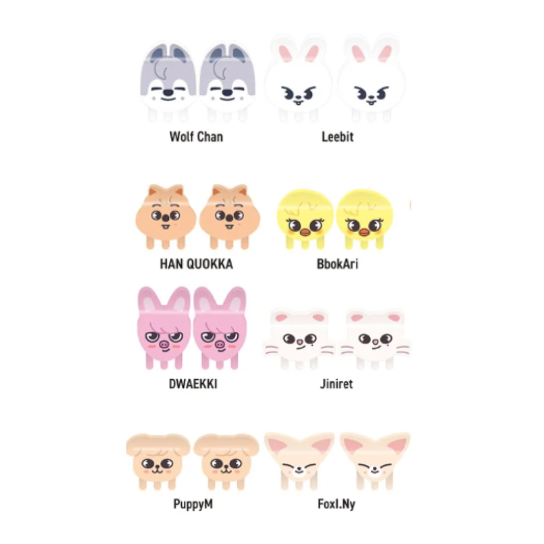 [PRE-ORDER] SKZ SAUNA - Skzoo Mini Hair Clips (2 Piece)