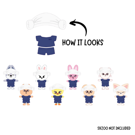[PRE-ORDER] SKZ SAUNA - Skzoo Plush Outfit Sauna Ver.