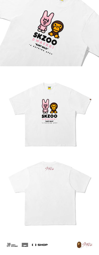 [PRE-ORDER] BABY MILO TEE - STRAY KIDS x A BATHING APE® OFFICIAL MERCH