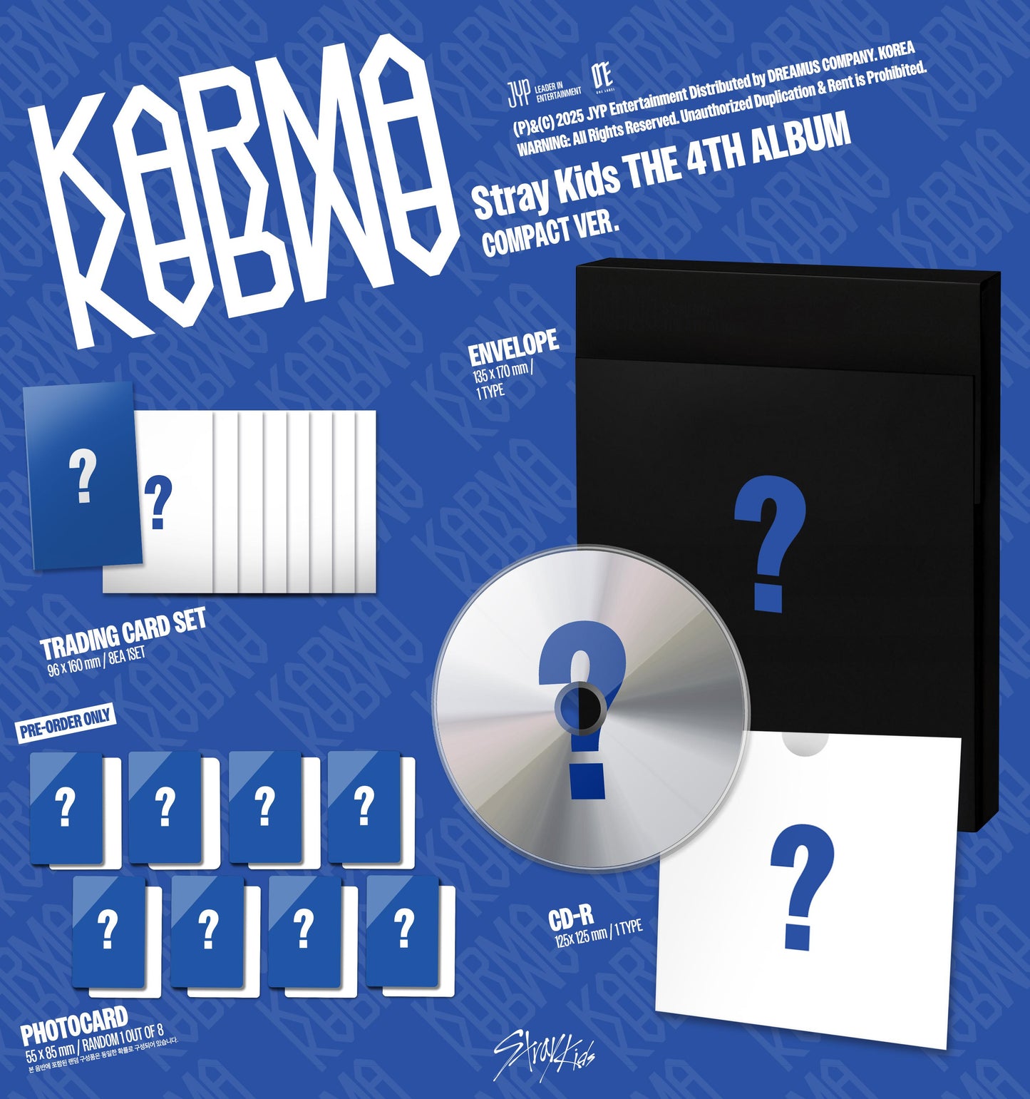 [PRE-ORDER] Stray Kids 4th album - 'KARMA' [YES24 POB]