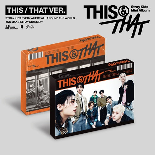[Pre-Order] Stray Kids Mini Album - 'THIS & THAT' - THIS VER. / THAT VER.  (SHOP POB CHOICE)