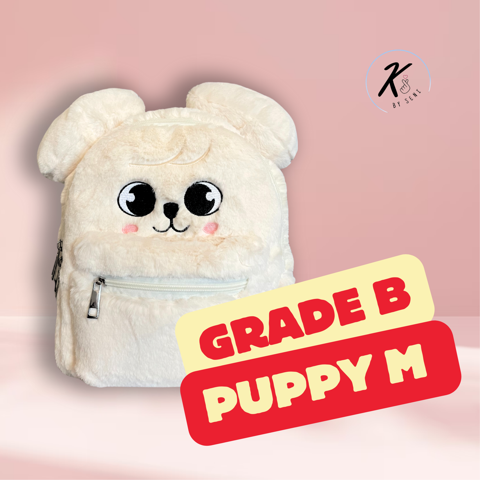 SKZ SKZOO PLUSH BAG PuppyM パピーム GRADE B] PuppyM Skzoo-inspired Backpack – Kbyseni